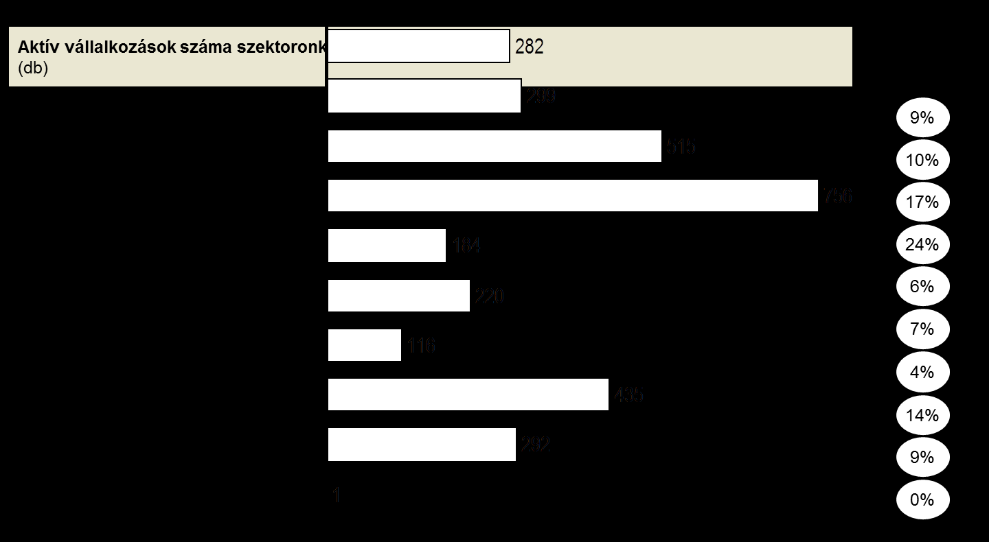 46 5.4. Táblázatok (statisztikai adatok összefoglaló táblázatai) Általános információk Négy legnépesebb település Népesség 53504 fő Csorna 10