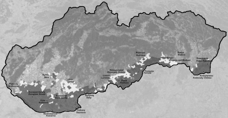 org/wiki/szlovakia 9. térkép. A magyar lakosság Szerbiában Forrás: http://www.