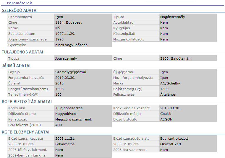 A fenti eset a biztosítói szerverek túlterheltsége esetén fordulhat elő, ilyenkor a későbbi tarifálási próbálkozás segíthet.