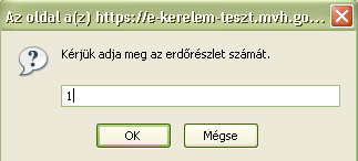 6.5 Dinamikus részek 6.5.1 EMVA erdőrészletadatok Ha az 5 Támogatási/kifizetési igények adatblokkban az EMVA Erdős jogcímek pipálásra került, akkor megjelenik a 6 EMVA erdőrészletadatok adatblokk.