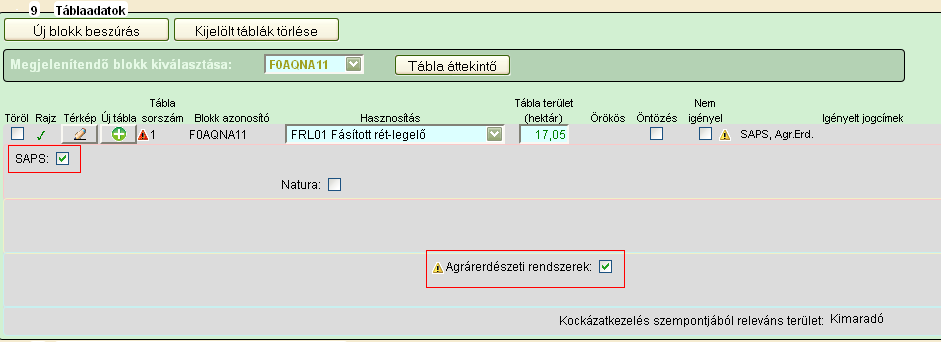 adatblokkok kitöltése. A kitöltéshez a Felhasználói kézikönyv Dinamikus részek fejezetének alfejezeti nyújtanak segítséget. 6.5.