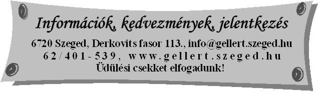 készségfejlesztő foglalkozást tartalmaz A gyerekek bekapcsolódnak a sporttábor programjaiba is A részvételi díj tartalmazza a tízórait, ebédet,