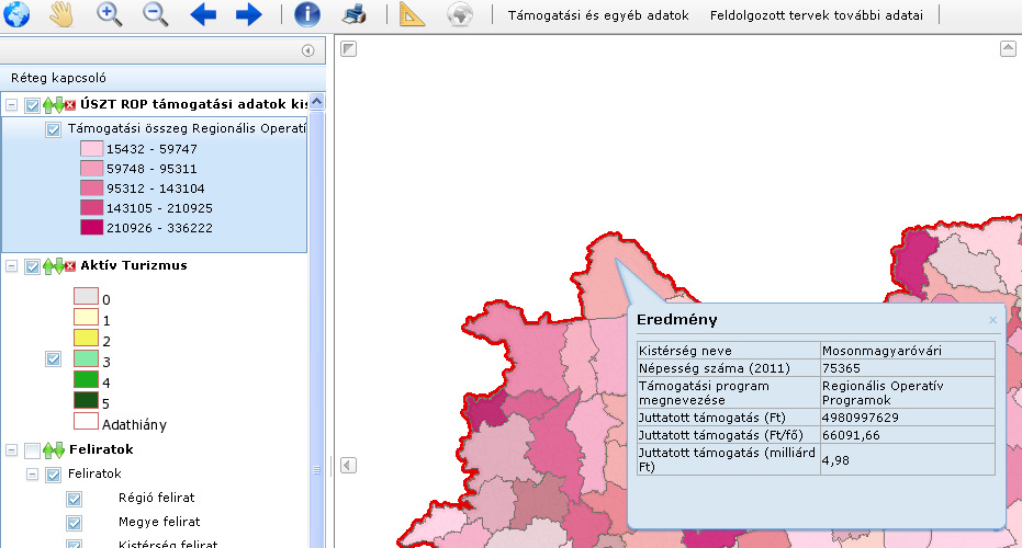 Feldolgozott tervek további adatainak hozzáadása 4.2.1.