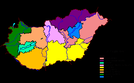 turizmusában. 6. ábra: Az idegenforgalmi régiók Magyarországon Szerk.: Aubert A.