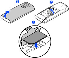 Kezdő lépések 7 Kezdő lépések A SIM-kártya és az akkumulátor behelyezése A telefon BL-5C típusú akkumulátorról üzemel. Mindig eredeti Nokia akkumulátort használjunk.