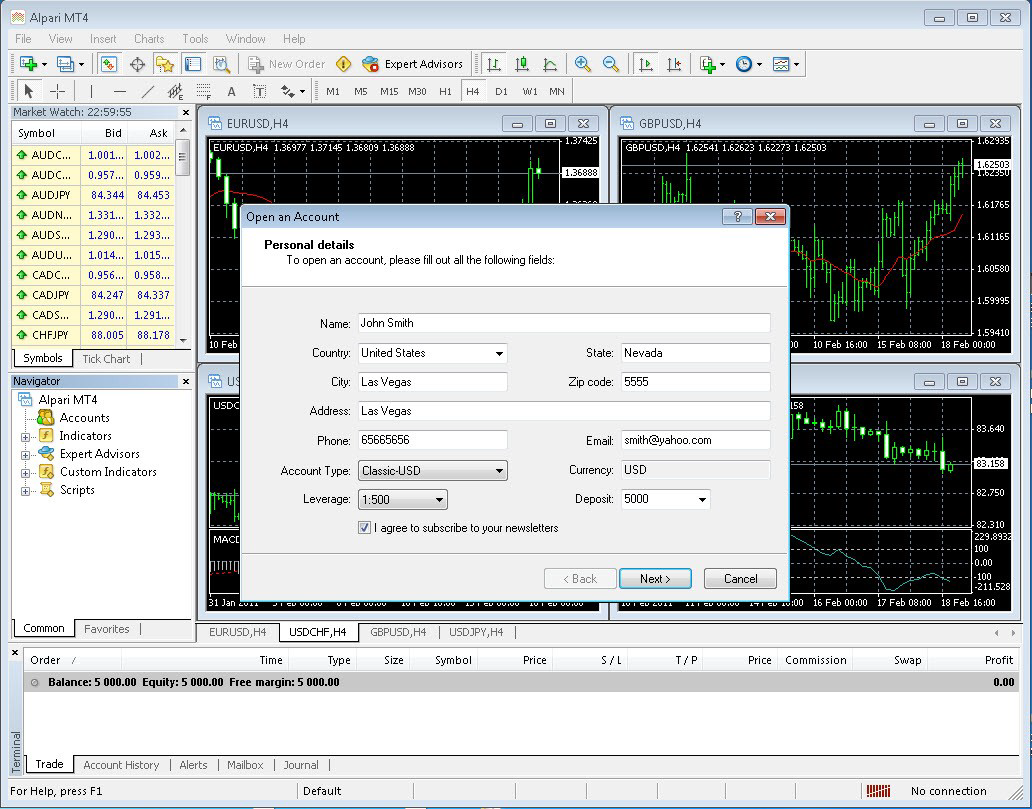 MetaTrader 4 installálása Amennyiben már van telepített MT4 a gépén, kihagyhatja ezt a lépést.