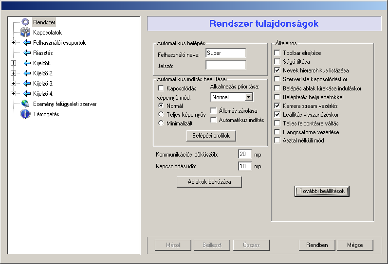 5. Távoli elérés A Remote a rögzítı program teljes körő távoli elérését és menedzselését biztosító asztali alkalmazás, mely telepítést igényel.