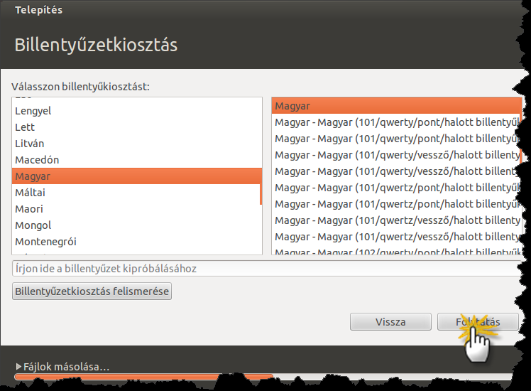 ábra. Gép és felhasználónév és jelszó) ne feledjük, hogy Ubuntu rendszereken másként működik a root felhasználó mint