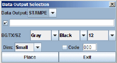 XWEB 300 rel.2.0 Data output Event kimenő adat esemény Ez az eszköz hozzájárul a HACCP kinyomtat gombhoz a Layout elrendezésben.