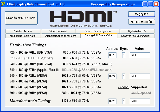 43. ábra A TechniSat_HD-Vision40 mérete és átviteli