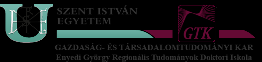 A TDM Szervezetek szerepe a Közép- dunántúli Régió turizmusában A Magyar Regionális Tudományi Társaság XII.