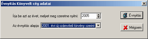 Kezdő lépések 1.5 6 Bejelentkezés a rendszerbe A Cég megnevezésének bevitele után a rendszerbe jelentkezhetünk be. A rendszerbe történő első belépéskor az alábbi ablakot ajánlja fel a programunk.