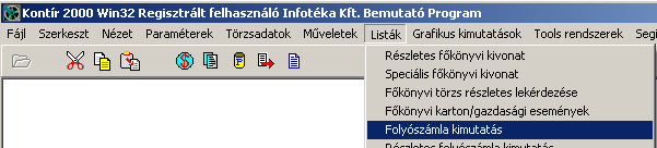 89 Infotéka Kontir Ebben az ablakban néhány kérdésre választ kell adnunk mielőtt listáznánk.