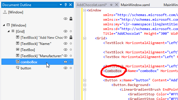 keresgélni kínszenvedés, ezért nagyon kezes eszköznek bizonyul a Toolbox tetején található keresőmező. XVIII.7. Visual Studio: Toolbox XVIII.8.