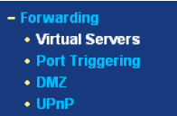 4.2.3 Port beállítás és virtuális szerver A http porton lehet hozzáférni a böngészőben. A szerver portot használja a kliens programban a hozzáféréshez.