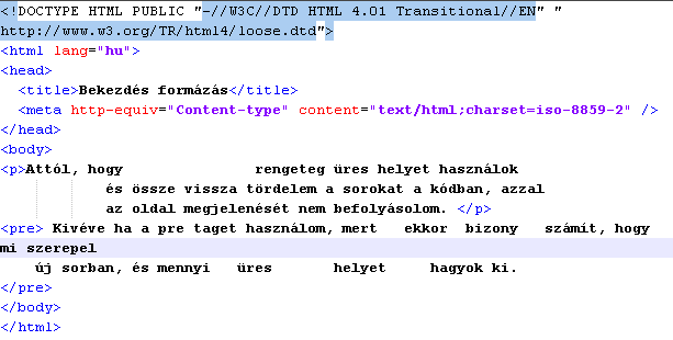 2. Vízszintes vonal A szövegrészeket tagolás vagy esztétikai ok miatt vízszintes vonallal el lehet választani egymástól.