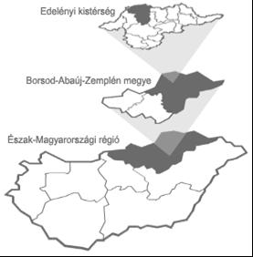 1.2 Az akcióterület A projekt célterülete az Észak-magyarországi régióban, Borsod-Abaúj-Zemplén megyében fekvő Edelényi kistérség 47 települése közül ötöt foglal magába (Edelény, Szendrő, Szuhogy,