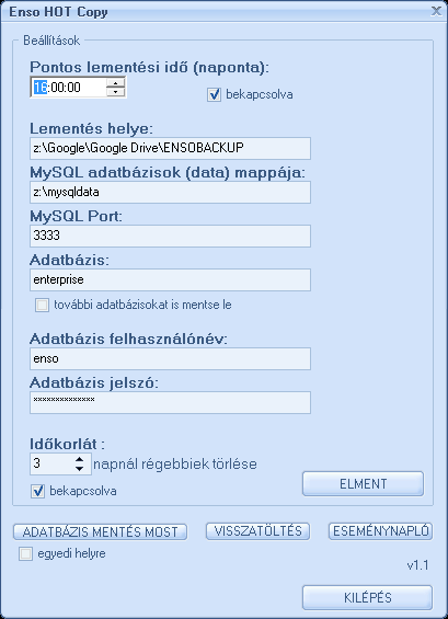 PROGRAM FRISSÍTÉSE Az ENSO raktárkezelőt folyamatosan fejlesztjük, új funkciókkal bővítjük. Programfrissítéskor az adatállomány megtartásával, az ENSO programot lecserélhetjük, frissíthetjük.