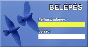 Belépés ablak - A nyitóablak fölé nyílik meg, majd a felhasználó azonosítása után bezárul.