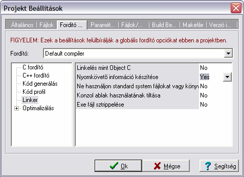 beállításokat, akár olyannyira, hogy Release üzemmódban legyen olyan, mint alapértelmezés szerint Debug módban, és fordítva DevC++-ban a fordítás a futtatás menü megfelelő pontjaival érhető el.