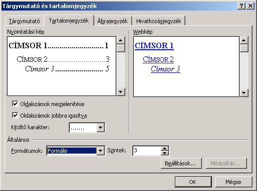 Word 2000 modul 9. fejezet Álljunk a dokumentum végére a Ctrl+End billentyű-kombináció alkalmazásával, majd kérjünk egy újabb oldaltörést a Ctrl+Enter billentyűk használatával.