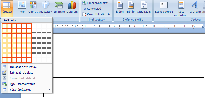30. máj. 2. hét Táblázat beszúrása a szövegbe Táblázatok. Tudjon táblázatot beszúrni a szövegbe.