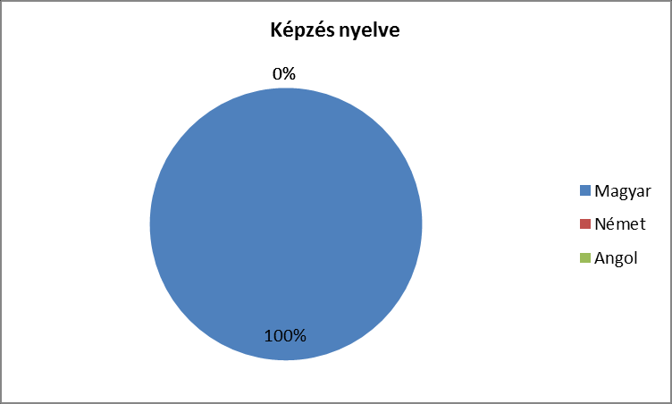 A megkérdezett vállalkozások 100%-a magyar nyelvű képzést tart szükségesnek.