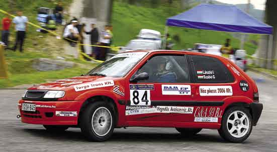 Háttér Rali 104-105 Jöttünk, láttunk, visszamennénk! Bakó László Tóth Szabolcs Citroen C2R2 Max Újabb debreceni ralisiker született Romániában.