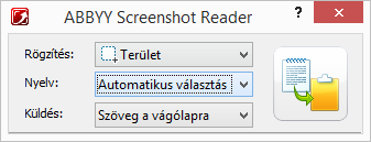 ABBYY Screenshot Reader Az ABBYY Screenshot Reader egy okos és könnyen használható alkalmazás, mellyel kétféle képernyőképet képet és szöveget rögzíthet a képernyő bármely területéről.