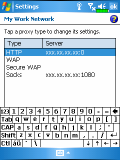 3. A Proxy Settings fülön ellenırizze hogy az alábbi lehetıségek be vannak jelölve.