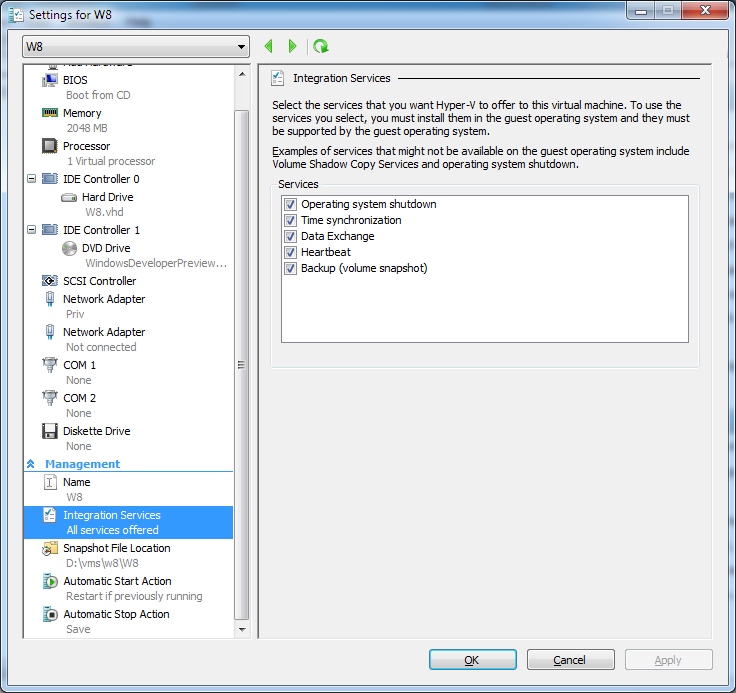 WINDOWS SERVER 2008 R2 Némi Hyper-V rutin után egyszer csak az ember elgondolkodik arról, hogy ugyan hogy tudom én szabályosan leállítani (shutdown) a virtuális gép eszköztárának menüjéből a