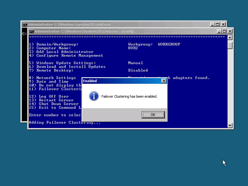 WINDOWS SERVER 2008 R2 9.23 ÁBRA A VÁLASZTÉK (AZ SCONFIG PARANCS) 9.