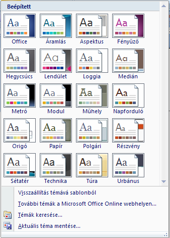 Párbeszédpanelmegnyitó 8. Az Oldalbeállítás Page Setup csoport címsorában kattintsunk az Oldalbeállítás Page Setup párbeszédpanel-megnyitójára. Megnyílik az Oldalbeállítás Page Setup párbeszédpanel.