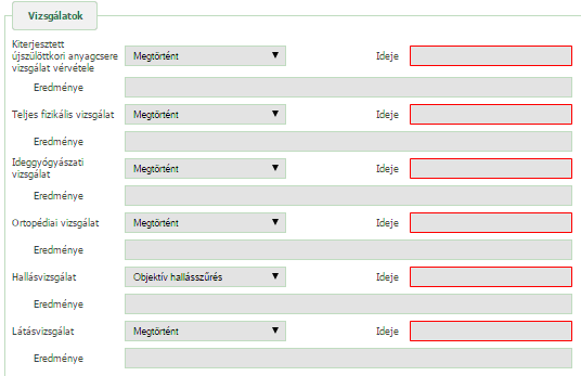 karboxylase hiány (MCC) multiplex carboxylase hiány, phenylketonuria újszülöttkori szűrése.