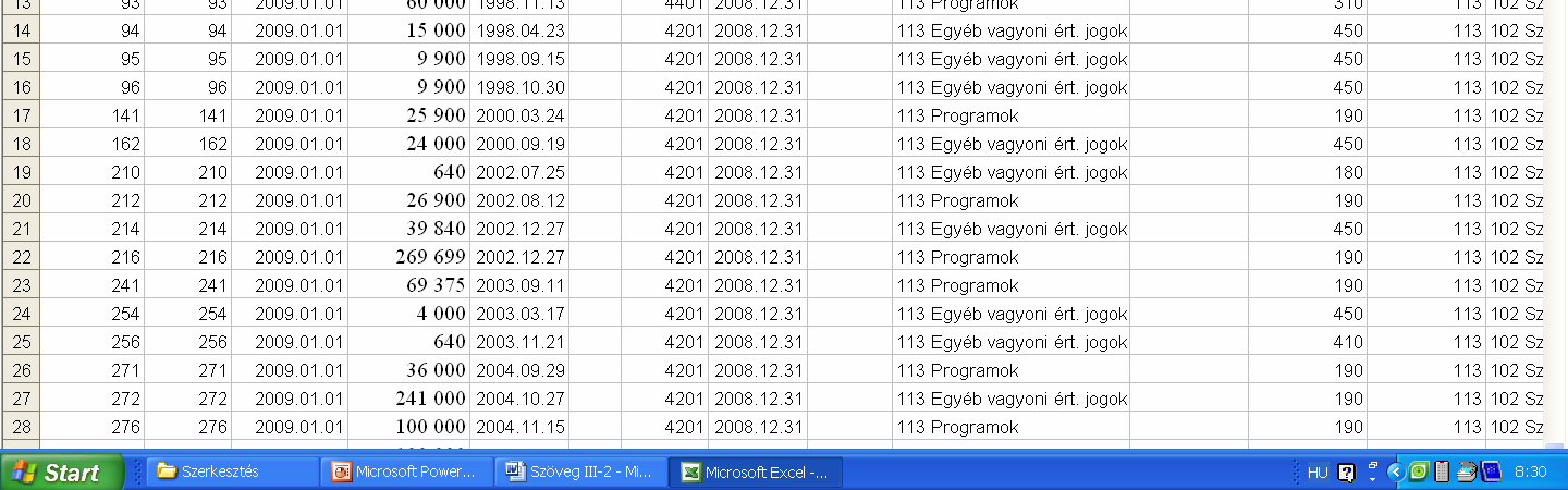 17 Exportálás: *.