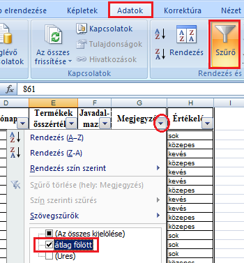 Szakács Béla: Az Excel 2007 gyakorlati, kreatív használata Nyissa meg az Oldalbeállítás (Page Setup) párbeszédablakot A párbeszédablak Oldal (Sheet) lapján az Ismétlődő sorok (Rows to repeat at top)