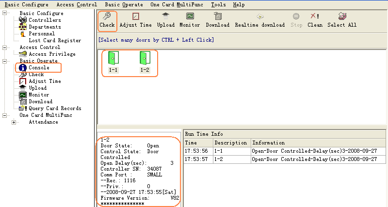 The controllers are separated into different network.