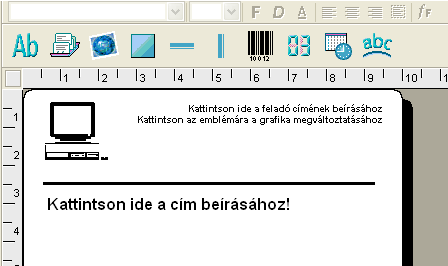 A címkeszerkesztő használata A grafika módosítása 1 Kattintson duplán a címkén megjelenő grafikára. Megjelenik a Grafika beállítása párbeszédpanel.