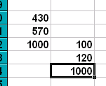 Függvények és hivatkozások Microsoft Excel XP Két képet is elhelyeztem, hogy lássa; a képlet a rögzítés és a másolás után is az eredeti cellák értékével számol.