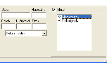 Az itt bejelölt mezők a Mutat jelölőnégyzetben levő pipa eltávolításakor megjelennek a 8. ábrán található ablakban.