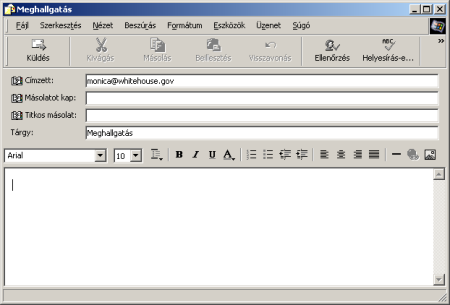 Megjegyzés Atalanta Távoktatási Közpon Levél küldése Új üzenet szerkesztéséhez kattintsunk az eszköztár gombjára, vagy a Fájl menüből válasszuk az Új - e-mail (CTRL+N) parancsot.