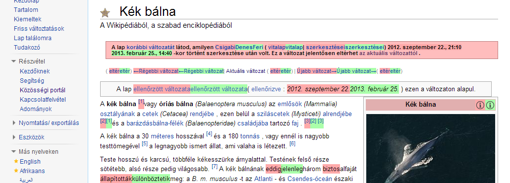 7.5.4. Eredmények Az alábbiakban látható az algoritmus futási eredménye két tesztelt weboldalra. 17.