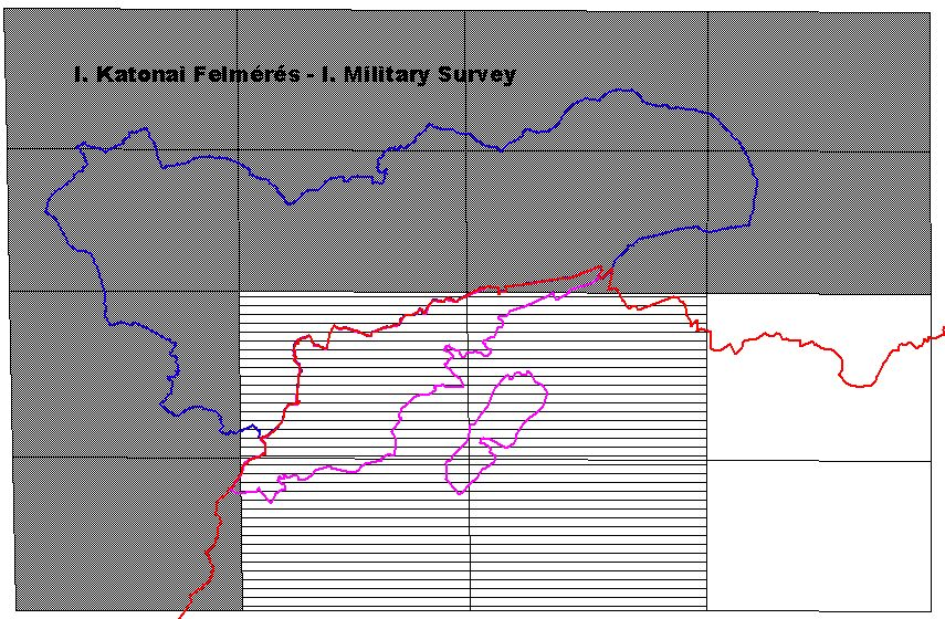 4. Eredmények 4.1. Történeti térképek georeferálása I. Katonai Felmérés 10 db térképszelvény georeferálását végeztük el. (2.