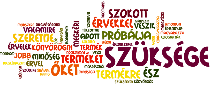 Gyermekek befolyásoló szerepe és mértéke hétköznapi és hétvégi vásárlás üzletválasztásában A mélyinterjú alanyok többsége egyáltalán nem vagy nem tudja befolyásolni szülei üzletválasztási döntéseit