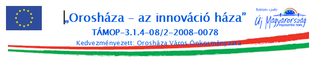 Orosháza Város Általános Iskolája és Pedagógiai Szolgáltató Intézménye, Kardoskúti Tagintézménye 5945 Kardoskút, Kossuth utca 2. INNOVÁCIÓ FELZÁRKÓZTATÁS AZ 1 4.