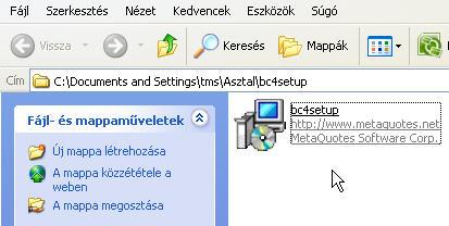 telepíteni.