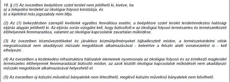 T.sz.: 2053 - Mende Község Ásványi nyersanyag-gazdálkodási terület övezete (3.10.) Rendszeresen belvízjárta terület övezete, nagyvízi meder övezete (3.11.