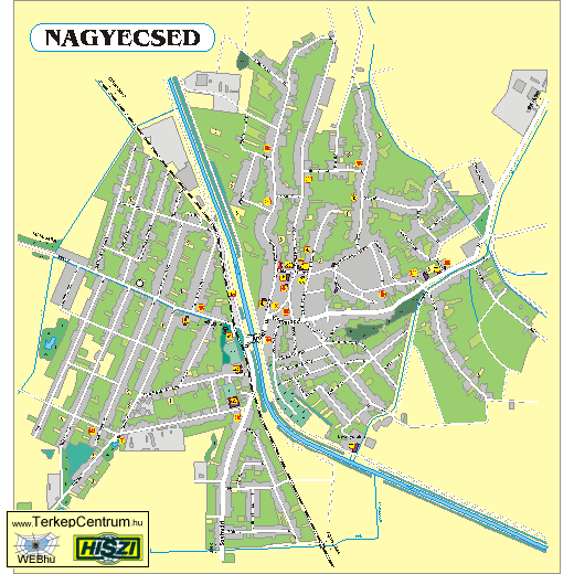 IVSNgyecsed 18. sz. ábr: Ngyecsed város közigzgtási területe Forrás: www.terkepcentrum.hu 4.2.Városrészek elemzése 4.2.1. Városközponti városrész Társdlom: A város lkosságánk 41% él városrészben, mely mgáb fogllj városközpontot is.