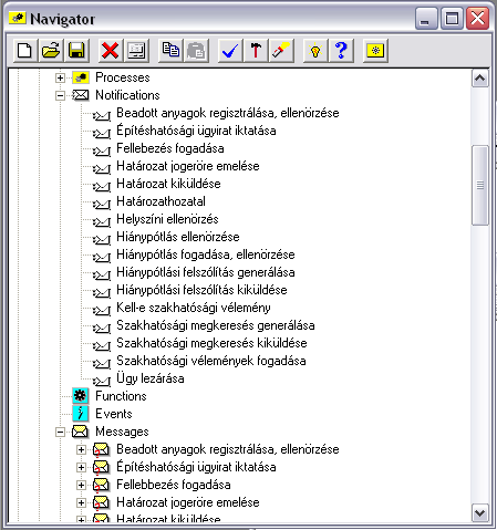 Létrehozáskor megadandó lényegesebb adatok: Internal Name, Display Name. További adatok utóbb a Result fülön adhatók meg.