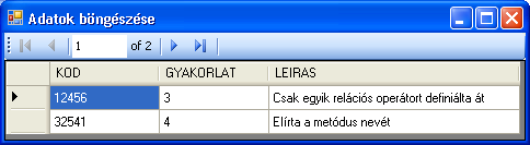 /// <summary> /// Hivatkozás a főablak objektumra /// </summary> private frmfőablak frmfőablak; /// <summary> /// Konstruktor /// </summary> public frmadatrács(frmfőablak fa) { InitializeComponent();